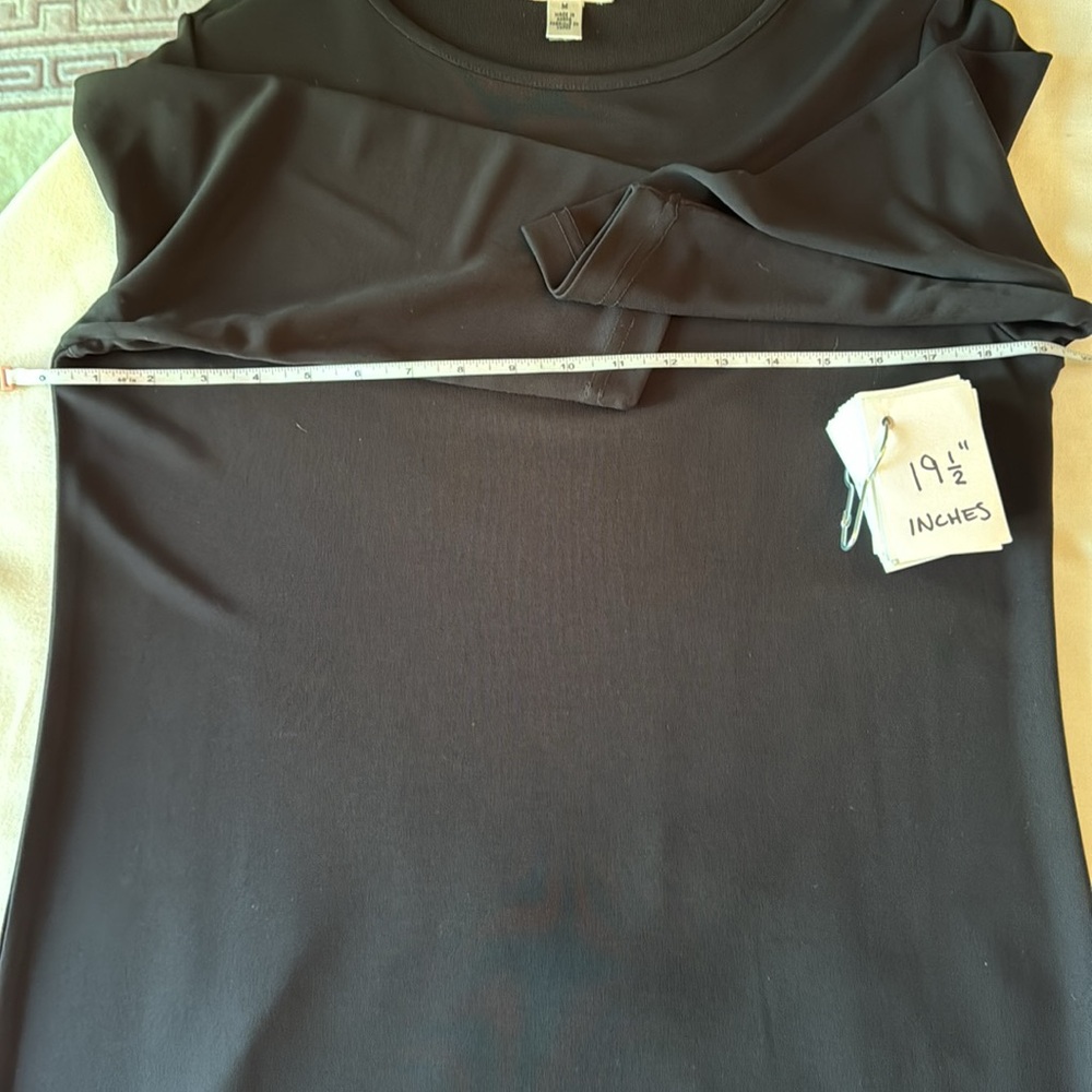 Talbots Basic Black Dress Petite Medium - Picture 9 of 10